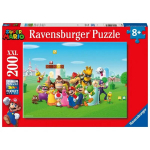 "XXL 200 dalių dėlionė Super Mario nuotykiai, 00012993, Nuo 8 metų, Ravensburger"