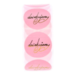 Dekoratyviniai lipdukai auksinis užra&scaron;as, 500 vnt.