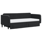 Sofa-lova vidaXL, 90x200 cm, juoda
