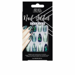 Dirbtiniai nagai Ardell Nail Addict Green Glitter Chrome, 24 vnt.