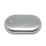Rankų &scaron;ildytuvas Powerbank 5000mAh, pilkas