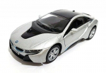 Žaislinis automobilis KinSmart, BMW i8, sidabrinis