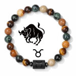 Akmeninė apyrankė su zodiako ženklu Tauras