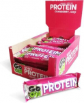 Proteino batonėlis Go On Spanguolių ir Goji skonio, 50g x 24 vnt.