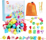 Mediniai žaislai vaikams Blot Abėcėlė ir skaičiai