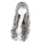 Perukas W75, 60cm, pilkas