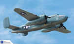Klijuojamas modelis Academy 12334 USMC PBJ-1D B-25 Mitchell 1/48