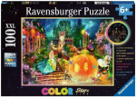 Dėlionė Ravensburger Color Star Line - Cinderella, 100 d.