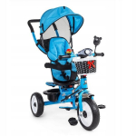 Daugiafunkcinis stumiamas triratukas Be-Active 3in1, mėlynas