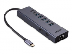 LINDY DST-Mini Duo USB C Laptop Mini Dock 2x 4K HDMI, Juoda