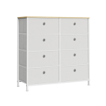 Songmics komoda, 81,5 x 80 x 30 cm, balta