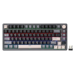 Royal Kludge RK M75 RGB Phantom belaidė klaviatūra | 75%, Hot-swap, Silver switches, US