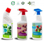 Natursafe Xtra ekologi&scaron;kų valiklių rinkinys voniai, 3 vnt.