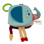 Sensorinė pliu&scaron;inė knygelė Drambliukas Akuku