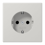 JUNG Lizdas SCHUKO &scaron;viesiai pilkas 16A 250V (LS Serija), &Scaron;viesiai pilka
