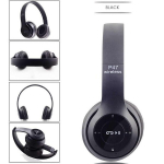 P47 belaidės &bdquo;Bluetooth&ldquo; ausinės su mikrofonu sulankstomos ausinės žemųjų dažnių HiFi garsas Muzika stereo ausinės i&scaron;maniesiems telefonams TV žaidimas