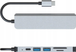 Hub Usb-c 6-in-1 su Hdmi 4k, 2x Usb 3.0, Pd, Sd/microsd