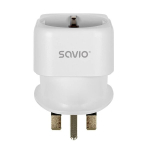 Savio AP-04 Kelionių Adapteris: EU Į UK Lizdas