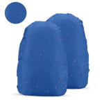 Touristic and travel backpacks,Nylon Backpack Rain Cover | Blue, 2-Pack, Protects 18-25L Bags from Rain, Hiking, Camping,