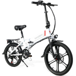 Elektrinis dviratis Samebike 20LVXD30-II 20'', baltas