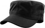 Moteri&scaron;kos skrybėlės, Army Cap Basic Kasdienis Military Style Kepurė, 01) Kasdienis kariūnų juodas reguliuojamas