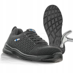 Apsauginiai batai su nosies apsauga VM Footwear, juodi