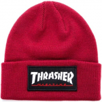 Vyri&scaron;ka kepurė Thrasher Logo patch beanie, 144646, raudona, ONESIZE