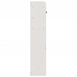 Galvūgalis，Lovos galvūgalis su daiktų laikymo vieta, baltas, 160cm, pu&scaron;is CFE671804