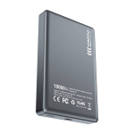Atsarginis maitinimo &scaron;altinis ("Power Bank") Choetech powerbank B739 10000mAh 20W PD plonas (juodas)