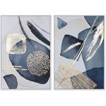 Paveikslas - NAMAI ESPRIT - Abstraktus - 2 vienetai - Kelių spalvų - 83 x 4,5 x 123 cm