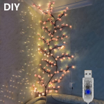 LED vy&scaron;nių žiedų girlianda
