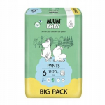 Sauskelnės-kelnaitės Moomin Baby 6 (12-20 kg), 52 vnt.