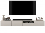 2 vnt. pakabinamų TV spintelių 240 cm Lindner baldai matinės ka&scaron;myro spalvos