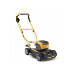 STIGA Multiclip 547 AE Kit akumuliatorinė vejapjovė 48V 45cm 4Ah baterija Juoda Geltona