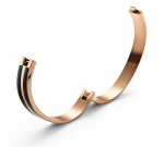 Apyrankė Daniel Wellington Emalie Infinite - juoda/rožinė auksinė - L