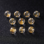 Kri&scaron;toliniai Budistų Apyrankės Karoliukai Priedai, 10pcs Carved Void Hidden Bodhisattva Beads (10mm)