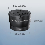Suderinamas plataus kampo mikro objektyvas, PM-LC02-49mm