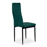 Kėdės su profiliuotu atlo&scaron;u - GREEN VELVET - 4 vnt