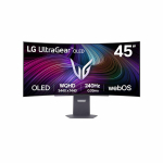 Monitorius LG UltraGear | 45GX90SA-B | 45 in | UWQHD 3440 x 1440 at 240 Hz | 1300 cd/m&sup2; |USB-C 65W | Height, swivel, tilt | Speaker(s) | Built-in Ethernet