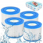 4x filtras, skirtas Lay-z-spa jacuzzi, filtro įdėklas spa 105x52mm
