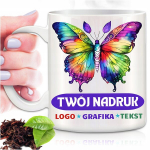 Dovana puodelis su spauda nuotrauka grafika tekstas logotipas gimtadienio dovana