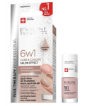 Nagų kondicionierius Eveline Cosmetics Nail Therapy Prof. 6in1 Care&Colour Shimmering Nude, 5ml