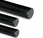Poliamido strypas Poliamidas Ertalon Tarnamid Pa6, fi.35x1000mm, juodas