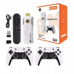 2-in-1 Retro konsolė + Android Box Smart Tv 8k 40000 žaidimų + 2 valdikliai 2.4g Tv žaidimas