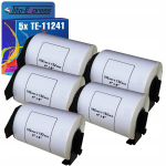 5x etikečių juosta, skirta Brother Ql 102x152mm Dk11241