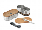 Turistinis užkandžių dėžučių rinkinys Black & Blum Bento Box, 1L