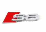 Audi A8 S8 Quattro Raudona chromuota "S8" emblema originali 4D0853735A2ZZ