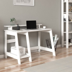 Kompiuterinis-ra&scaron;omasis stalas Asir Country, 120x73x60 cm, baltas