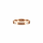 Bague Daniel Wellington Lumine - rožinė auksinė - 54