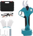 Wingfly akumuliatorinis genėtuvas, elektrinis sekatorius, suderinamas su Makita 18 V akumuliatoriais, be&scaron;epetėlinis variklis, maks. 30 mm pjovimo skersmuo, tinkamas gėlynams, sodams, &scaron;akoms (mėlynas)